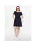 Tommy Hilfiger Rochie de zi Punto Bleumarin Regular Fit - Pled.ro