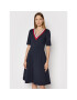 Tommy Hilfiger Rochie de zi Punto WW0WW29953 Bleumarin Regular Fit - Pled.ro