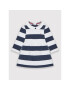 Tommy Hilfiger Rochie de zi Rugby Stripe KN0KN01237 Bleumarin Regular Fit - Pled.ro