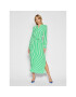 Tommy Hilfiger Rochie tip cămașă Cdc WW0WW30356 Verde Regular Fit - Pled.ro