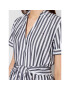 Tommy Hilfiger Rochie tip cămașă Cot Poplin WW0WW30352 Gri Regular Fit - Pled.ro