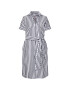 Tommy Hilfiger Rochie tip cămașă Cot Poplin WW0WW30352 Gri Regular Fit - Pled.ro