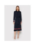 Tommy Hilfiger Rochie tip cămașă WW0WW29550 Bleumarin Regular Fit - Pled.ro