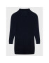 Tommy Hilfiger Rochie tricotată Chenille Cable KG0KG06872 Bleumarin Regular Fit - Pled.ro