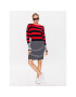 Tommy Hilfiger Rochie tricotată Colorblock Stripe WW0WW37949 Colorat Relaxed Fit - Pled.ro