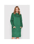 Tommy Hilfiger Rochie tricotată Ess WW0WW30061 Verde Relaxed Fit - Pled.ro