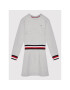 Tommy Hilfiger Rochie tricotată Global Stripe KG0KG06215 M Gri Regular Fit - Pled.ro