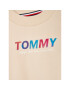 Tommy Hilfiger Rochie tricotată Multi Shine Print KG0KG06124 D Bej Regular Fit - Pled.ro