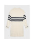 Tommy Hilfiger Rochie tricotată Prep Stripe KG0KG06883 D Écru Relaxed Fit - Pled.ro