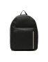 Tommy Hilfiger Rucsac Th Pique Pu Backpack AM0AM11317 Negru - Pled.ro