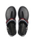 Tommy Hilfiger Sandale Corporate Th Webbing Flat Sandal FW0FW06543 Negru - Pled.ro