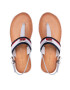 Tommy Hilfiger Sandale Corporate Webbing Flat Sandal FW0FW06232 Alb - Pled.ro