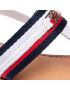 Tommy Hilfiger Sandale Corporate Webbing Flat Sandal FW0FW06232 Alb - Pled.ro