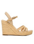 Tommy Hilfiger Sandale Essential Wedge Sandal FW0FW07159 Bej - Pled.ro