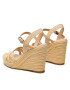 Tommy Hilfiger Sandale Essential Wedge Sandal FW0FW07159 Bej - Pled.ro