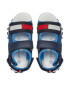 Tommy Hilfiger Sandale Flag Velcro Sandal T3B2-33434-1591 M Bleumarin - Pled.ro