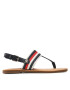 Tommy Hilfiger Sandale Flat Sandal Corporate FW0FW06988 Bleumarin - Pled.ro