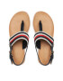 Tommy Hilfiger Sandale Flat Sandal Corporate FW0FW06988 Bleumarin - Pled.ro