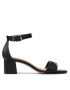 Tommy Hilfiger Sandale Hardware Mid Heel Sandal FW0FW06300 Negru - Pled.ro