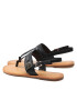 Tommy Hilfiger Sandale Hardware Th Flat Leather Sandal FW0FW05912 Negru - Pled.ro