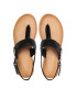 Tommy Hilfiger Sandale Hardware Th Flat Leather Sandal FW0FW05912 Negru - Pled.ro