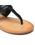 Tommy Hilfiger Sandale Hardware Th Flat Leather Sandal FW0FW05912 Negru - Pled.ro