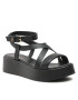 Tommy Hilfiger Sandale New Flatform Strap FW0FW07245 Negru - Pled.ro