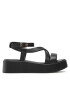 Tommy Hilfiger Sandale New Flatform Strap FW0FW07245 Negru - Pled.ro