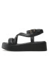 Tommy Hilfiger Sandale New Flatform Strap FW0FW07245 Negru - Pled.ro