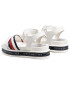 Tommy Hilfiger Sandale Platform Velcro Sandal T3A2-31041-1191 M Alb - Pled.ro