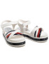 Tommy Hilfiger Sandale Platform Velcro Sandal T3A2-31041-1191 M Alb - Pled.ro