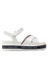 Tommy Hilfiger Sandale Platform Velcro Sandal T3A2-32178-0774 M Alb - Pled.ro