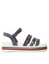 Tommy Hilfiger Sandale Platform Velcro Sandal T3A2-32763-0568 M Bleumarin - Pled.ro