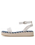 Tommy Hilfiger Sandale Rope Flatform FW0FW07019 Écru - Pled.ro