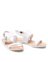 Tommy Hilfiger Sandale Round Th Flat Sandal FW0FW06230 Alb - Pled.ro