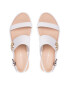 Tommy Hilfiger Sandale Round Th Flat Sandal FW0FW06230 Alb - Pled.ro