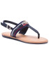 Tommy Hilfiger Sandale Shimmery Ribbon Flat Sandal FW0FW05629 Bleumarin - Pled.ro