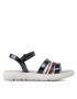 Tommy Hilfiger Sandale Stripes Velcro T4A2-32771-1372 M Bleumarin - Pled.ro