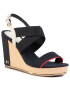 Tommy Hilfiger Sandale Th Basic Hardware High Wedge FW0FW04946 Bleumarin - Pled.ro