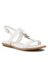 Tommy Hilfiger Sandale Th Flat Sandal FW0FW07068 Alb - Pled.ro