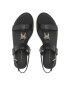 Tommy Hilfiger Sandale Th Flat Sandal FW0FW07068 Negru - Pled.ro