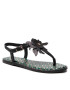 Tommy Hilfiger Sandale Th Geo Print Flat Sandal FW0FW06229 Negru - Pled.ro