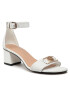 Tommy Hilfiger Sandale Th Hardware Mid Heel Sandal FW0FW06300 Alb - Pled.ro