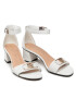 Tommy Hilfiger Sandale Th Hardware Mid Heel Sandal FW0FW06300 Alb - Pled.ro