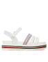 Tommy Hilfiger Sandale Velclo Platform T3A2-32762-0371 M Alb - Pled.ro