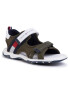 Tommy Hilfiger Sandale Velcro Sandal T3B2-30740-0937 S Verde - Pled.ro