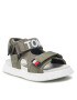 Tommy Hilfiger Sandale Velcro Sandal T3B2-32257-0208 M Verde - Pled.ro