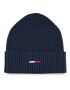 Tommy Hilfiger Set căciulă și fular tip guler Tjw Flag Beanie And Scarf AM0AM11677 Bleumarin - Pled.ro