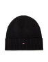 Tommy Hilfiger Set mănuși și căciulă Gp Pima Cotton Beanie & Gloves AM0AM06595 Negru - Pled.ro