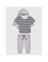 Tommy Hilfiger Set tricou bluză și pantaloni KN0KN01411 Gri Regular Fit - Pled.ro